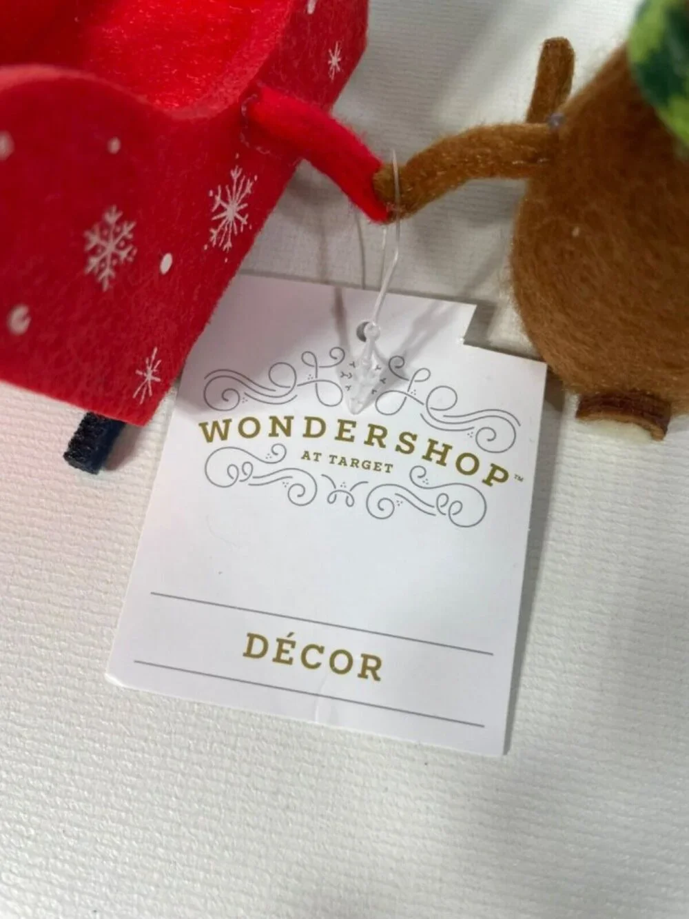 Target Wondershop Christmas Felt Duo Reindeer & Sleigh Figures 4